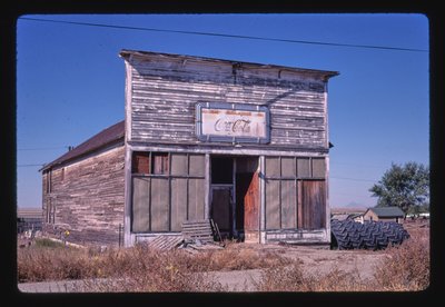 Verlaten café, Joplin, Montana, VS door John Margolies