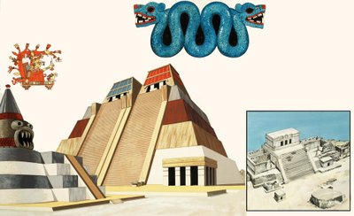 De verbazingwekkende stad Tenochtitlan door John Marshall