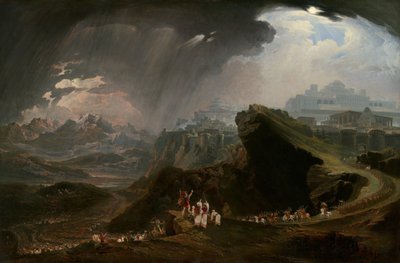 Jozua Gebiedt de Zon Stil te Staan boven Gibeon, 1816 door John Martin