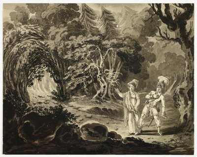 Scène uit Opera door John Martin