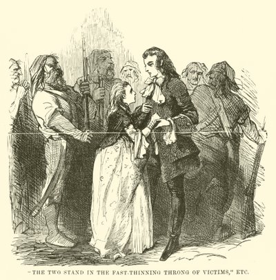 Illustratie voor A Tale of Two Cities door Charles Dickens door John McLenan