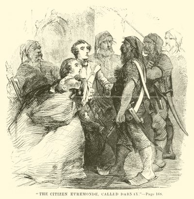 Illustratie voor A Tale of Two Cities door Charles Dickens door John McLenan