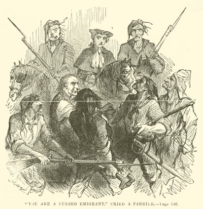 Illustratie voor A Tale of Two Cities door Charles Dickens door John McLenan