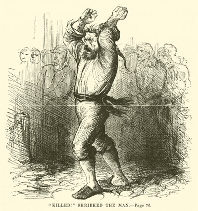 Illustratie voor Een verhaal over twee steden door Charles Dickens door John McLenan