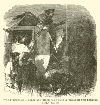 Illustratie voor Een verhaal over twee steden door Charles Dickens door John McLenan