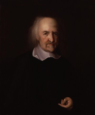 Portret van Thomas Hobbes, 1669-70 door John Michael Wright
