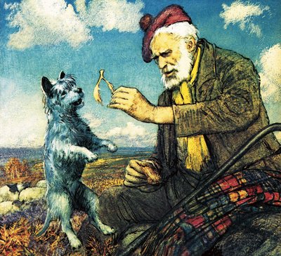 Greyfriars Bobby en Auld Jock door John Millar Watt