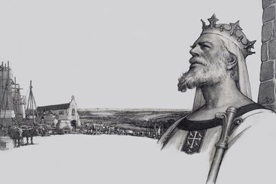 Peter beroven om Paul te betalen (gouache op papier) door John Millar Watt