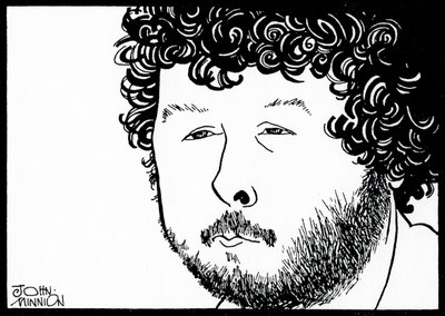 BIRTWISTLE, Harrison - karikatuur door John Minnion Engels componist door John Minnion