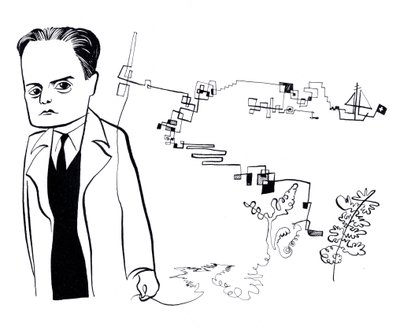 Paul Klee, karikaturen door John Minnion