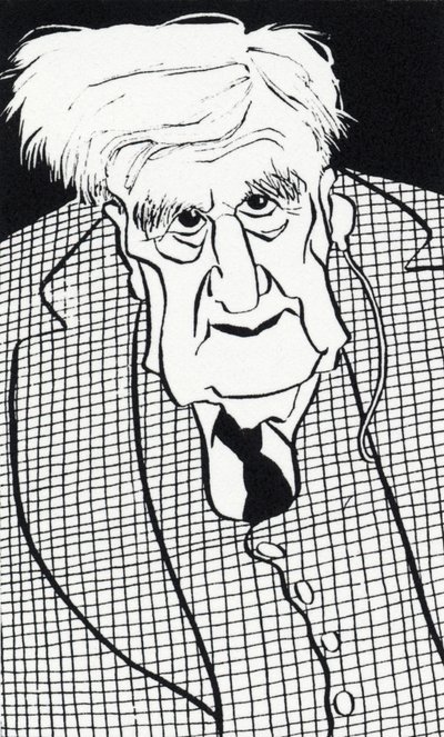 Ralph Vaughan Williams - karikatuur door John Minnion