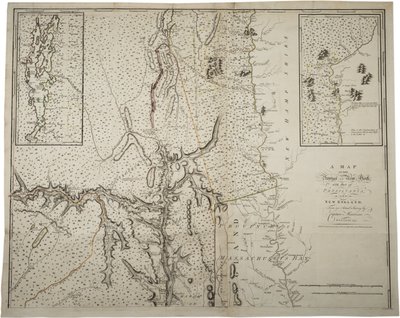 Een Kaart van de Provincie New York met een deel van Pennsylvania en New England, uit een daadwerkelijke survey door Kapitein Montrésor, Ingenieur, 1775, 10 juni 1775 door John Montresor