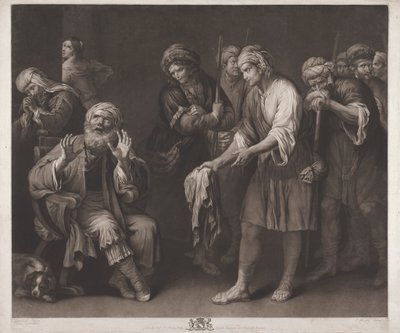 De broers van Jozef tonen zijn bebloede jas door John Murphy