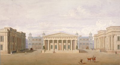 Trafalgar Square, Westminster, Londen, 1828 door John Nash