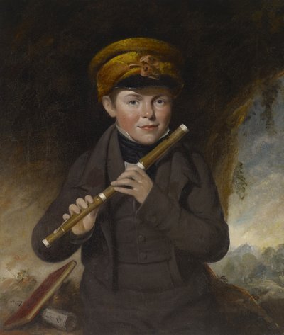 John Gurney, de kleine fluitspeler door John Opie