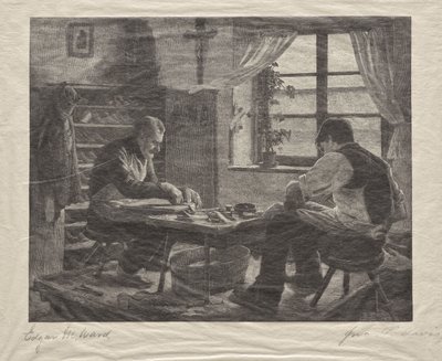 De schoenlappers door John Parker Davis