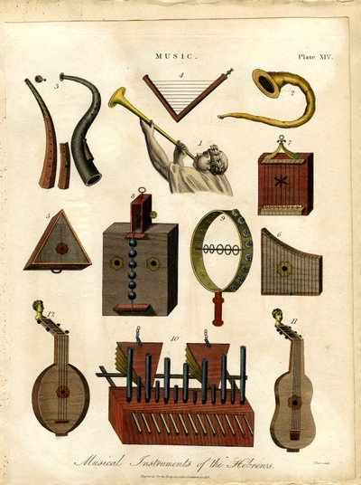 Muziekinstrumenten van de Hebreeën door John Pass