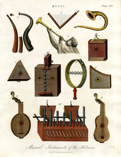 Muziekinstrumenten van de Hebreeën door John Pass