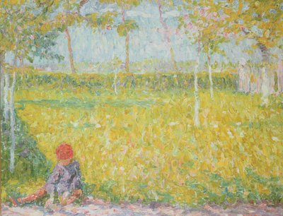 Kind aan het Spelen door John Peter Russell
