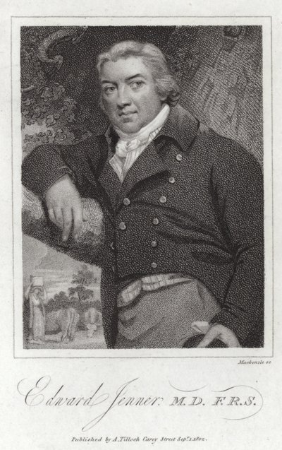 Edward Jenner door John Raphael Smith