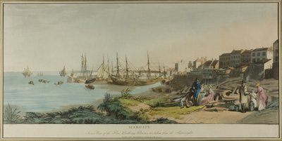 Margate, Binnenaanzicht van de Pier, Badkamers, en genomen vanaf de Scheepsbouwers door John Raphael Smith