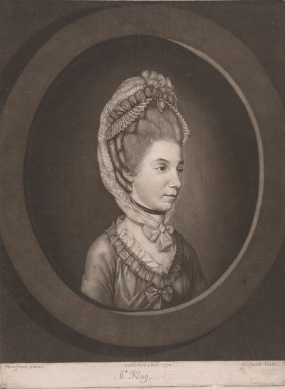 Mevrouw King door John Raphael Smith