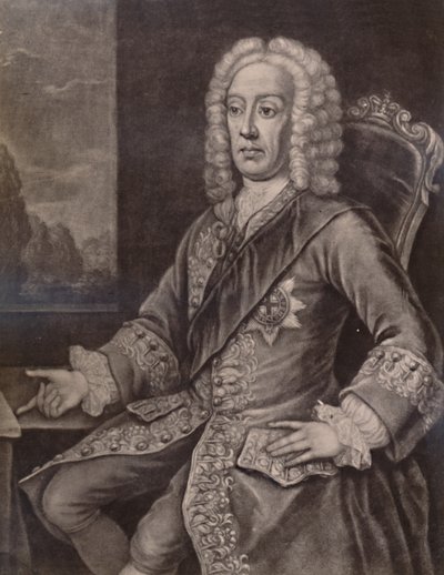 Philip Stanhope, graaf van Chesterfield, Engelse staatsman, 18e eeuw, 1894 door John Raphael Smith