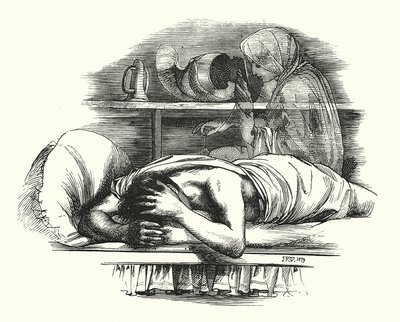 De Geest van Lucretia door John Reinhard Weguelin