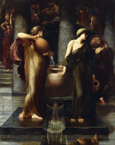Het Werk van de Danaïden, 1878 door John Reinhard Weguelin