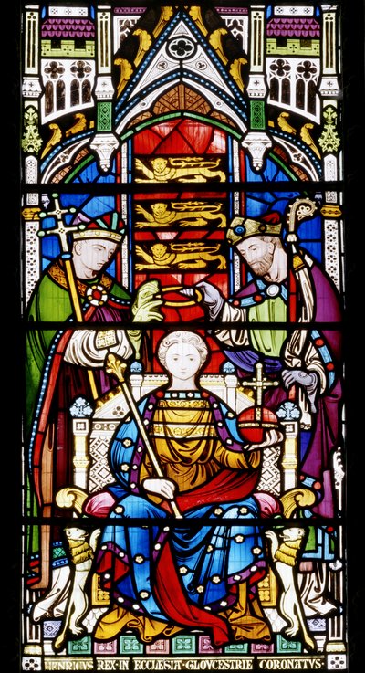 De kroning van Hendrik III door John Richard Clayton