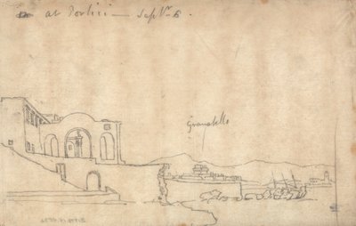 In Portici door John Robert Cozens
