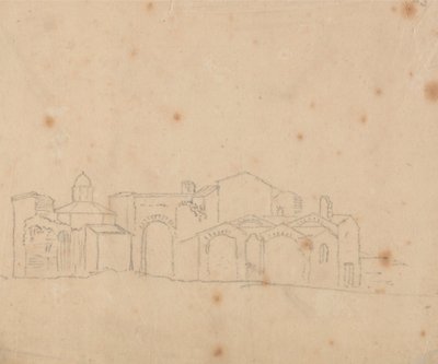 Baden van Diocletianus door John Robert Cozens