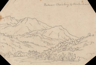Tussen Chambery en Montmélian door John Robert Cozens