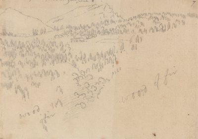 Tussen Innsbruck en Schönberg door John Robert Cozens