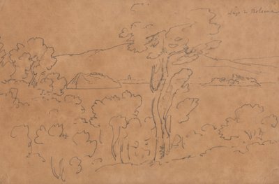 Lago di Bolsena door John Robert Cozens