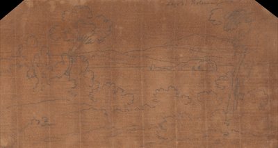 Het meer van Bolsena door John Robert Cozens