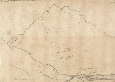 Omgeving Aiguebelle door John Robert Cozens