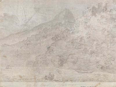 Aan de Kust van Salerno door John Robert Cozens