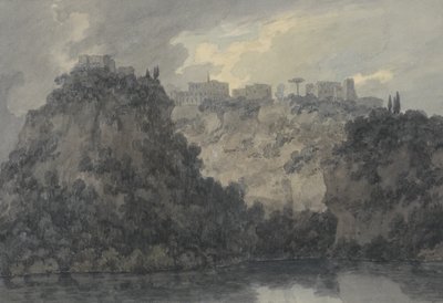 Op het Meer van Nemi door John Robert Cozens