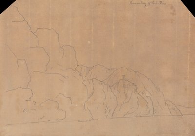 De kaap van Porto Fino door John Robert Cozens