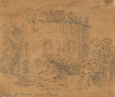 Tempel van Venus nabij Baia door John Robert Cozens