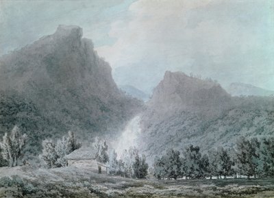 De Watervallen van Lodore door John Robert Cozens