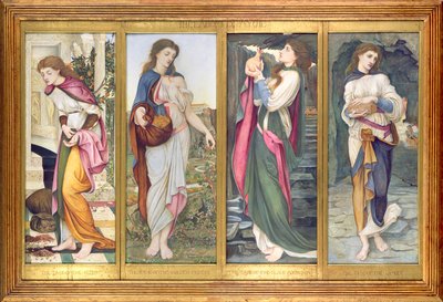 De werken van Psyche, 1873 door John Roddam Spencer Stanhope