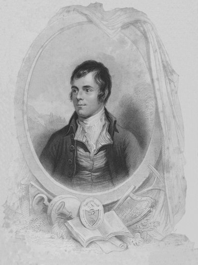 Robert Burns - Dichter, 1840 door John Rogers