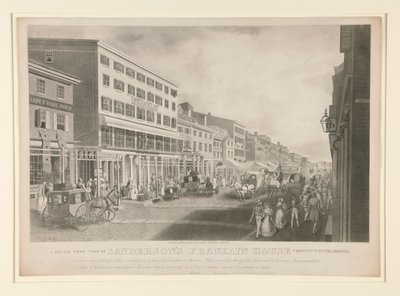 Een zuidwestelijk uitzicht van Sanderson door John Rubens Smith