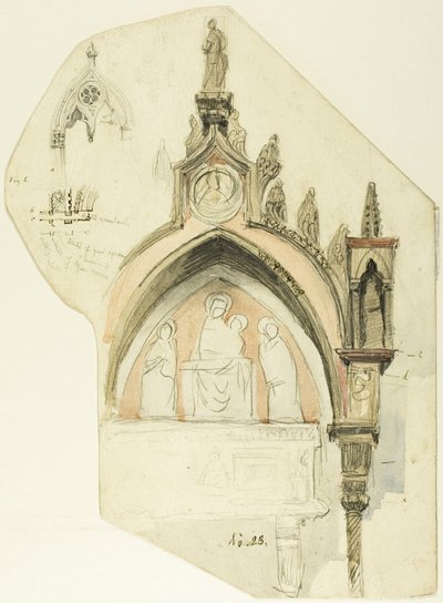 Ontwerp voor een boog door John Ruskin