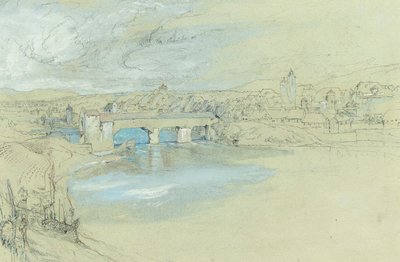 De Brug van Rheinfelden, Zwitserland door John Ruskin
