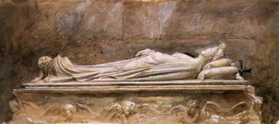 Het Graf van Ilaria del Carretto Guinigi, Kathedraal van Lucca door John Ruskin