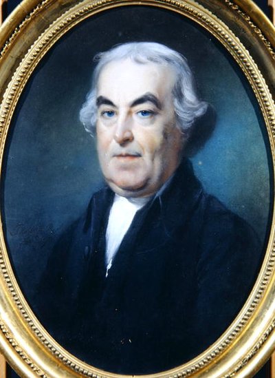 Dominee G. Wollaston (pastel) door John Russell