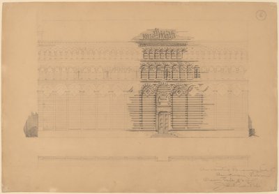Een Interessante Romaanse Behandeling, San Giovanni, Pistoia door John Russell Pope